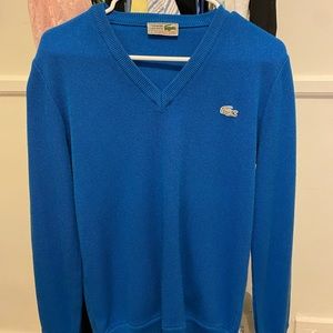 Lacoste V-Neck Vintage Sweater